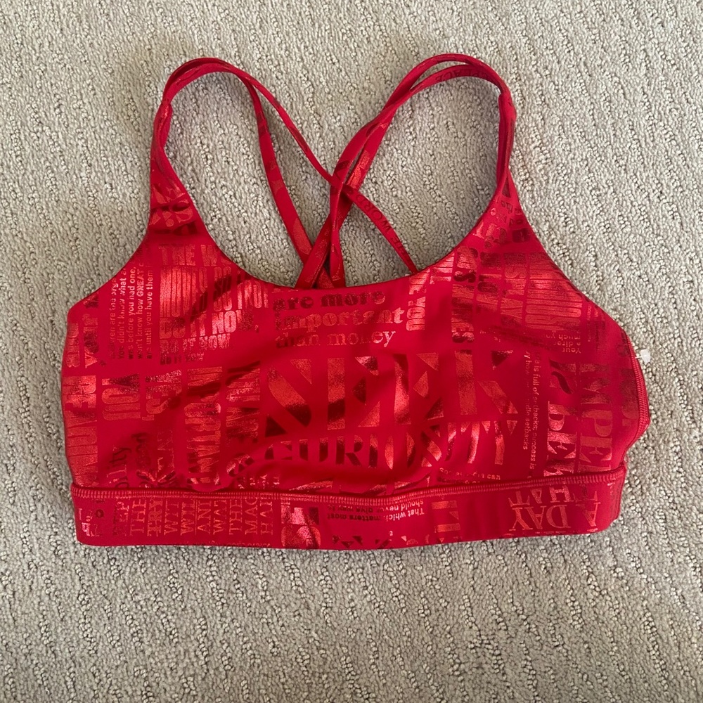 Lululemon manifesto bra